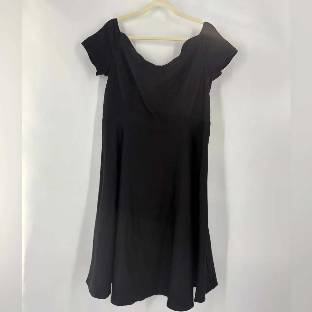 GRACE KARIN Women Black Off Shoudler Cocktail Dress Fit & Flare Unlined - Picture 1 of 5